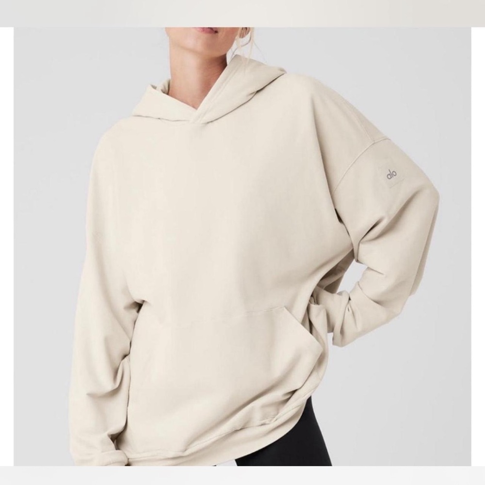 Alo Cream Hoodie